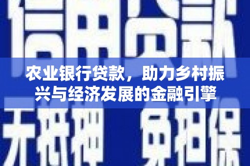 水林农业银行贷款，助力乡村振兴与经济发展的金融引擎