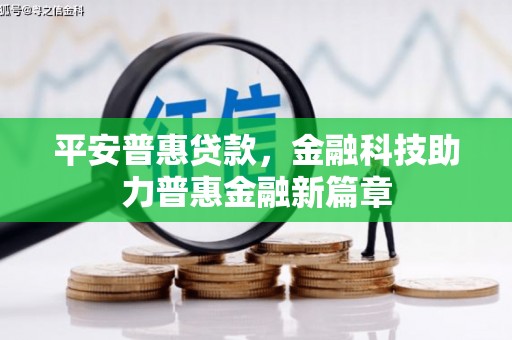 水林平安普惠贷款，金融科技助力普惠金融新篇章