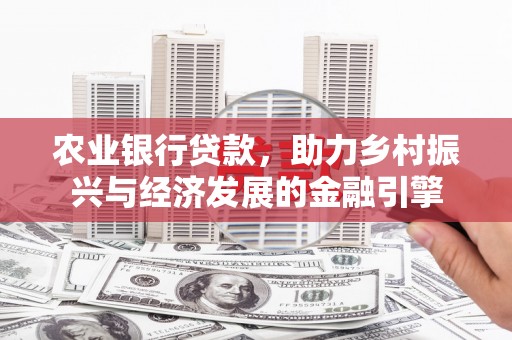 水林农业银行贷款，助力乡村振兴与经济发展的金融引擎