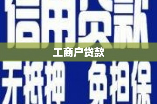 水林工商户贷款