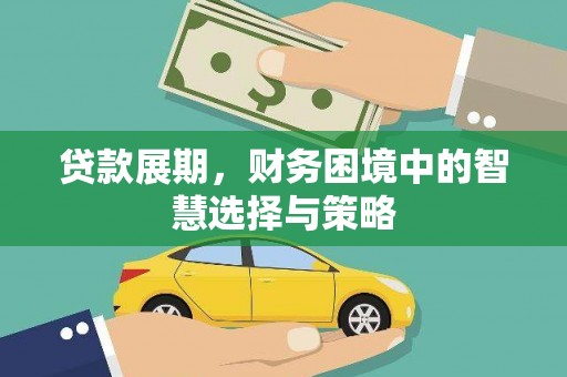 水林贷款展期，财务困境中的智慧选择与策略