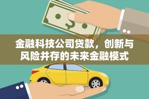 水林金融科技公司贷款，创新与风险并存的未来金融模式