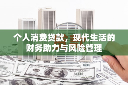 水林个人消费贷款，现代生活的财务助力与风险管理