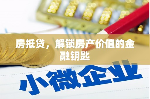 水林房抵贷，解锁房产价值的金融钥匙