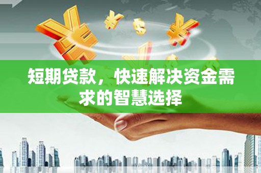 水林短期贷款，快速解决资金需求的智慧选择