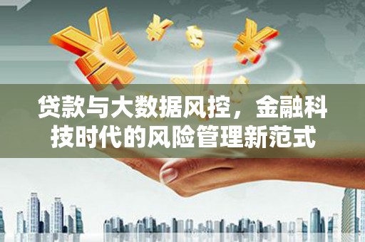 水林贷款与大数据风控，金融科技时代的风险管理新范式