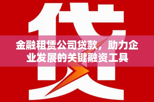 水林金融租赁公司贷款，助力企业发展的关键融资工具