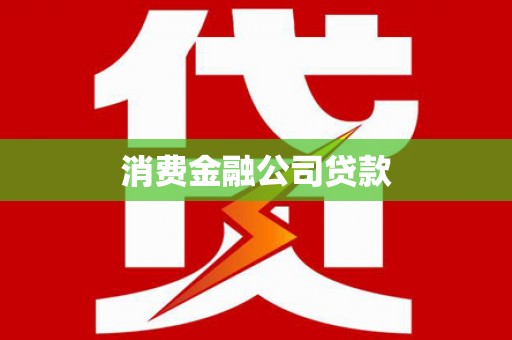 水林消费金融公司贷款