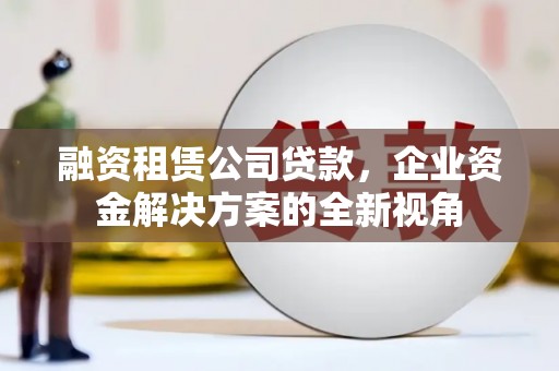 水林融资租赁公司贷款，企业资金解决方案的全新视角