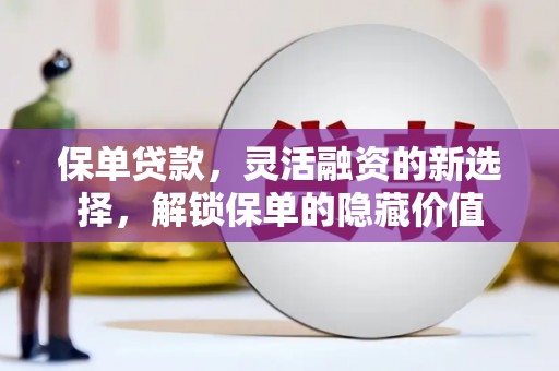 水林保单贷款，灵活融资的新选择，解锁保单的隐藏价值