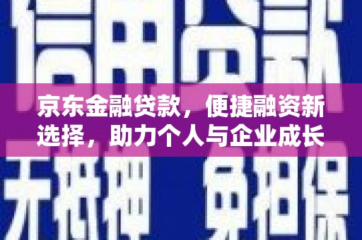 水林京东金融贷款，便捷融资新选择，助力个人与企业成长