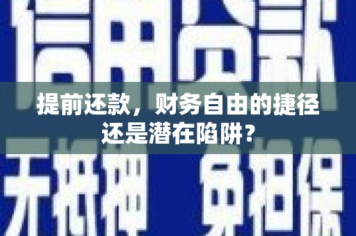 水林提前还款，财务自由的捷径还是潜在陷阱？