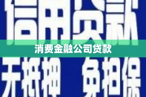 水林消费金融公司贷款