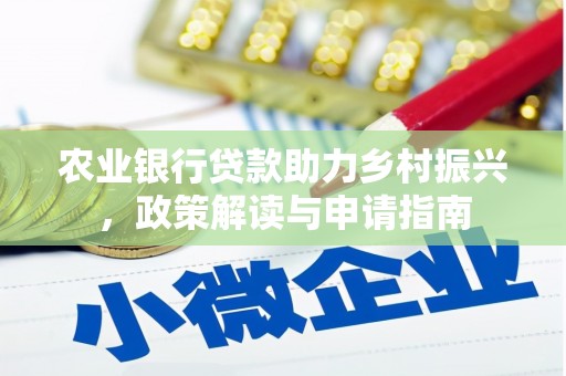 水林农业银行贷款助力乡村振兴，政策解读与申请指南