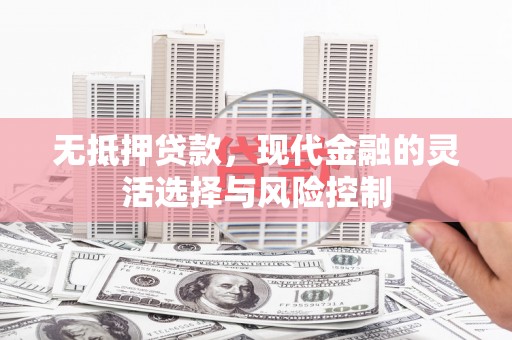 水林无抵押贷款，现代金融的灵活选择与风险控制