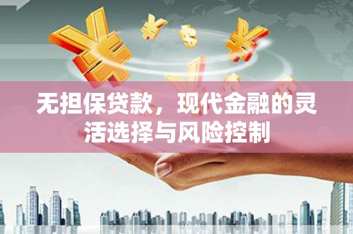 水林无担保贷款，现代金融的灵活选择与风险控制