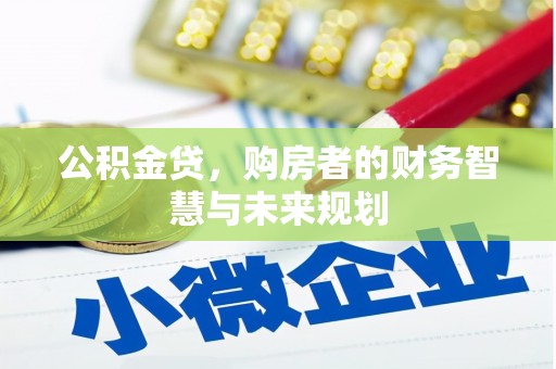 水林公积金贷，购房者的财务智慧与未来规划