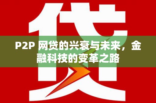 水林P2P 网贷的兴衰与未来，金融科技的变革之路