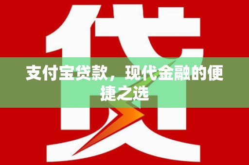水林支付宝贷款，现代金融的便捷之选