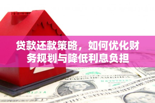 水林贷款还款策略，如何优化财务规划与降低利息负担