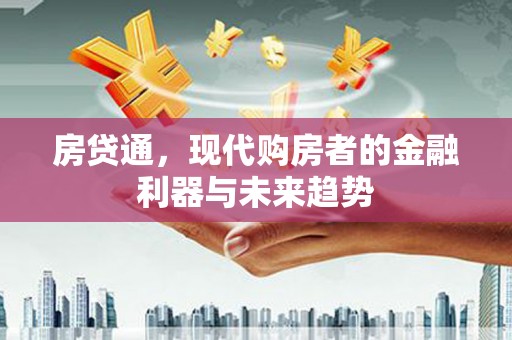 水林房贷通，现代购房者的金融利器与未来趋势