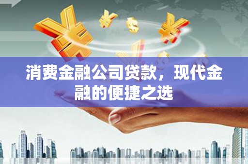 水林消费金融公司贷款，现代金融的便捷之选