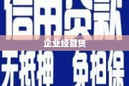 水林企业经营贷