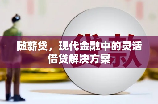 水林随薪贷，现代金融中的灵活借贷解决方案