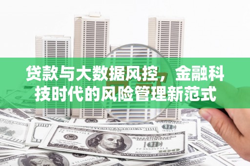 水林贷款与大数据风控，金融科技时代的风险管理新范式
