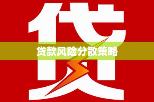 水林贷款风险分散策略