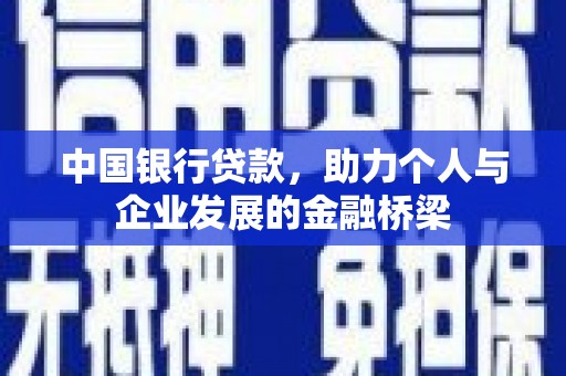 水林中国银行贷款，助力个人与企业发展的金融桥梁
