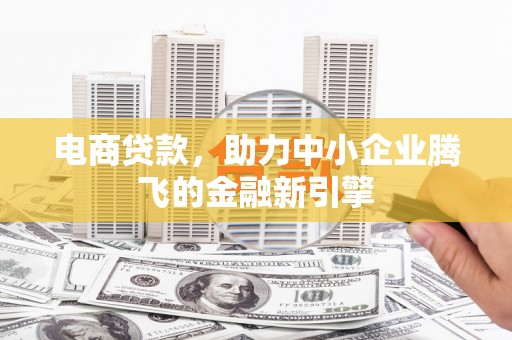 水林电商贷款，助力中小企业腾飞的金融新引擎