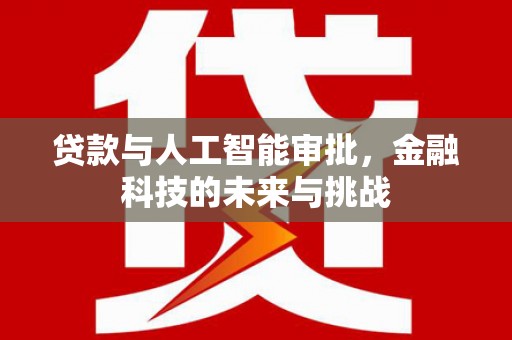 水林贷款与人工智能审批，金融科技的未来与挑战