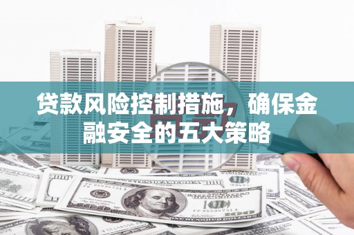 水林贷款风险控制措施，确保金融安全的五大策略