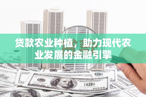 水林贷款农业种植，助力现代农业发展的金融引擎