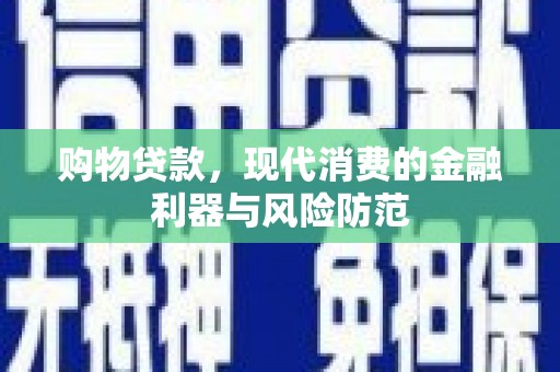 水林购物贷款，现代消费的金融利器与风险防范