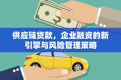 水林供应链贷款，企业融资的新引擎与风险管理策略