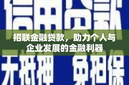 水林招联金融贷款，助力个人与企业发展的金融利器