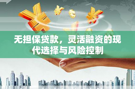 水林无担保贷款，灵活融资的现代选择与风险控制