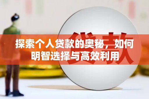 水林探索个人贷款的奥秘，如何明智选择与高效利用