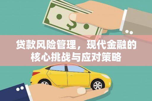 水林贷款风险管理，现代金融的核心挑战与应对策略