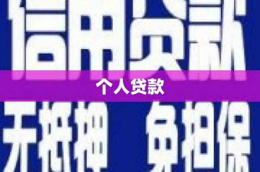 水林个人贷款