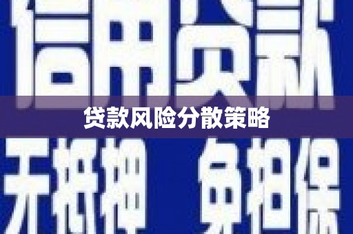 水林贷款风险分散策略