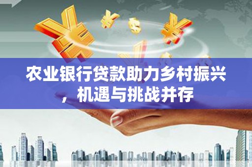 水林农业银行贷款助力乡村振兴，机遇与挑战并存