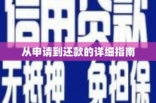 水林从申请到还款的详细指南