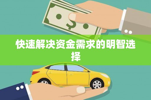 水林快速解决资金需求的明智选择