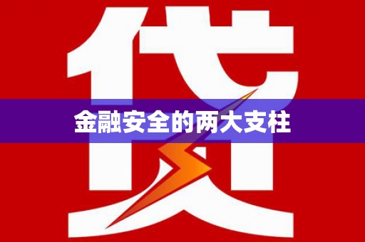 水林金融安全的两大支柱