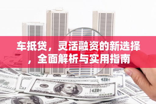 水林车抵贷，灵活融资的新选择，全面解析与实用指南